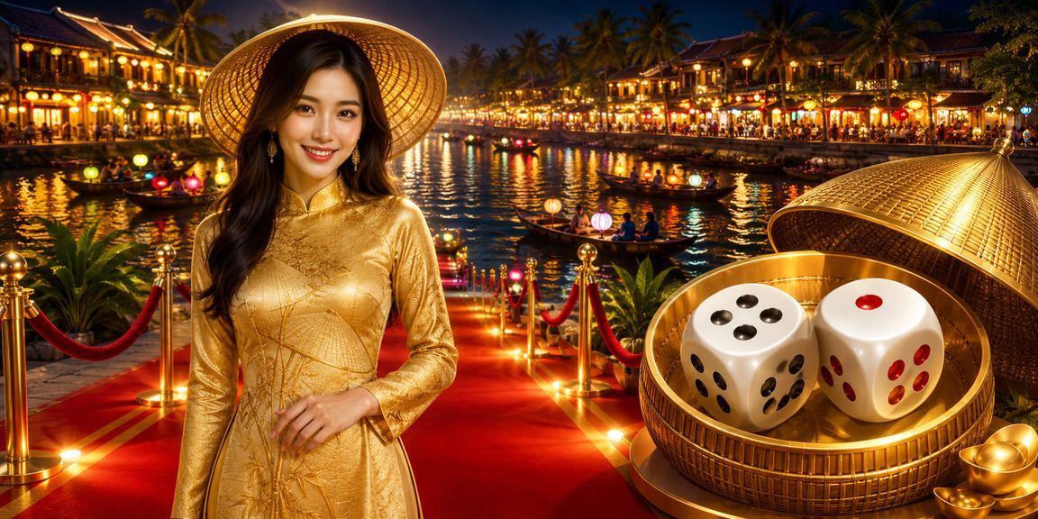 Trò chơi tài xỉu xúc xắc tại Hội An với nét văn hóa áo dài đặc trưng